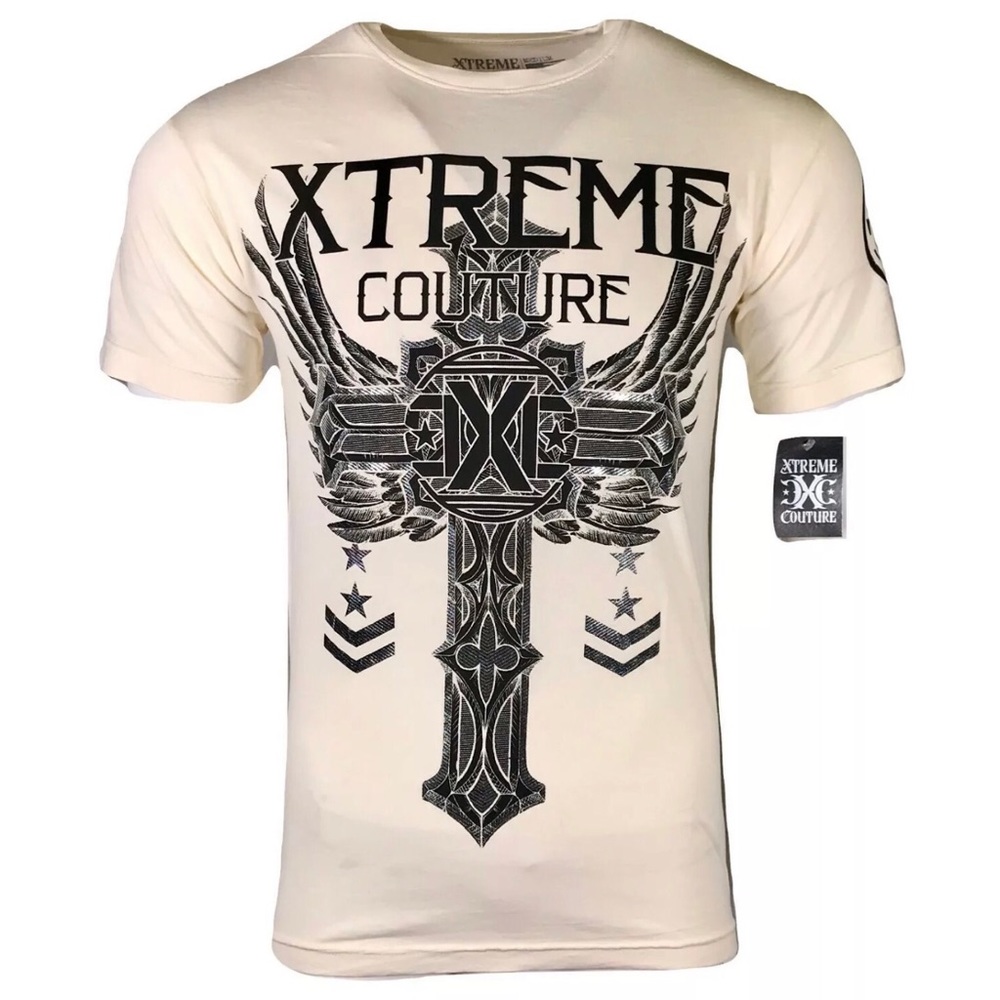 XTREME COUTURE by AFFLICTION Men T-Shirt FAITH & T